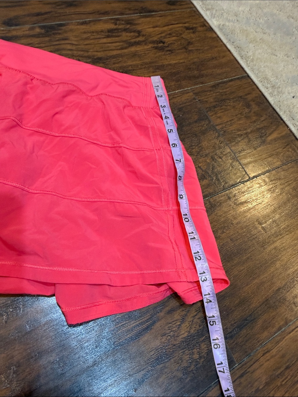 SZ 8 Lululemon Pace Rival Mid-Rise Skirt Lip Gloss pink - Picture 10 of 10